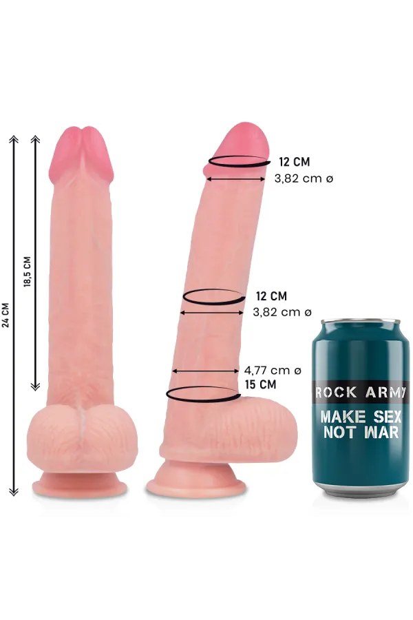 Liquid Silikon Premium Kingcobra Dildo Realistisch 24 X 4,8cm von Rock Army kaufen - Fesselliebe