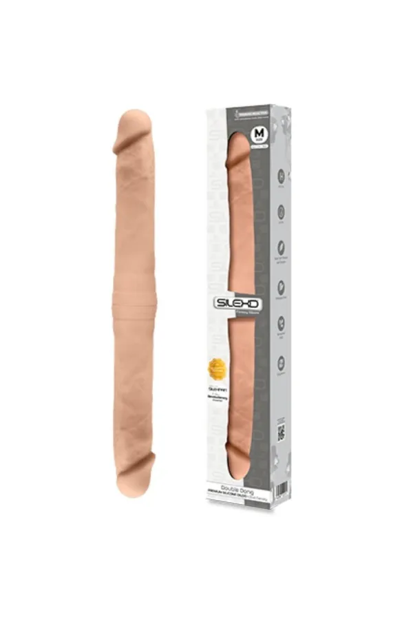 Doppelter Realistischer Penis Premium Silexpan Silikon 42,5 cm von Silexd kaufen - Fesselliebe