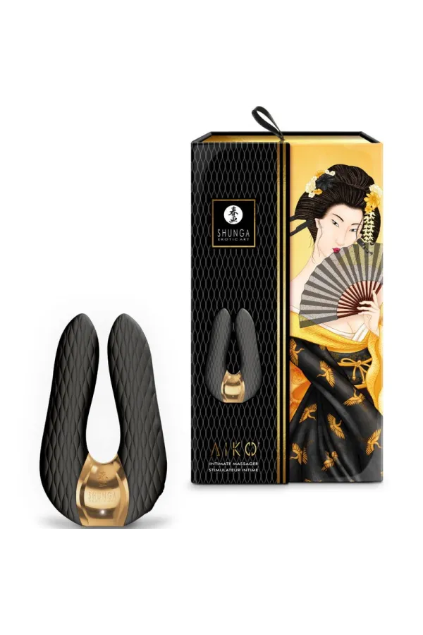 Aiko Intimmassager Schwarz von Shunga Toys kaufen - Fesselliebe