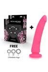 Toys Gurt + Dong Rosa Silikon 23 cm -O- 4.5 cm von Deltaclub