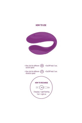 Gebundener Vibrator für Liebespaare, Lila von Xocoon kaufen | Fesselliebe