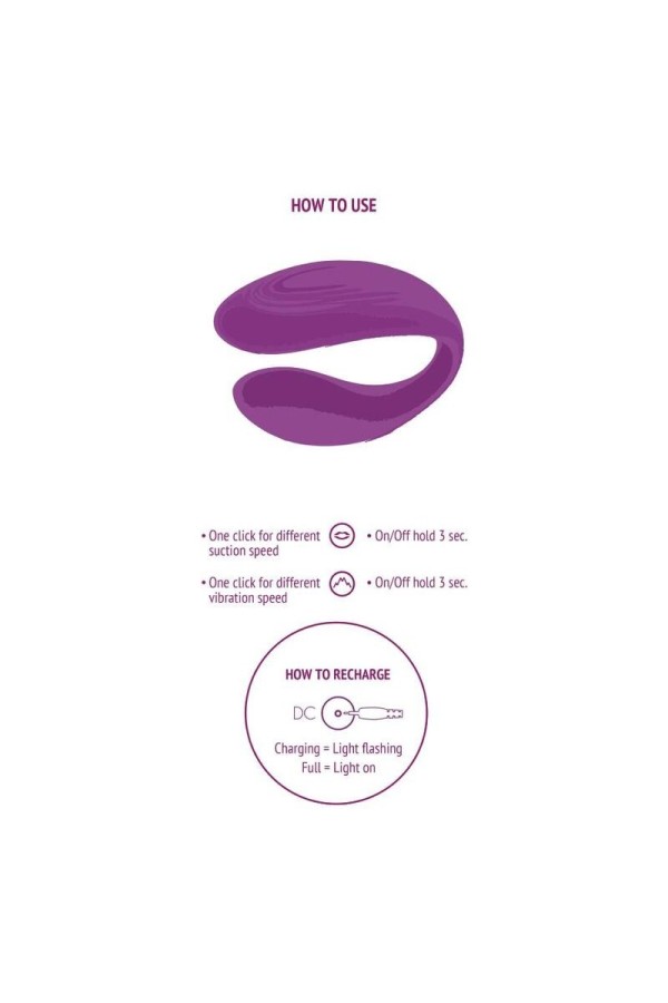 Gebundener Vibrator für Liebespaare, Lila von Xocoon kaufen | Fesselliebe