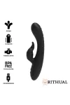 Anusara Dual Motor Wiederaufladbar 2.0 Rabbit Vibrator Schwarz von Rithual kaufen - Fesselliebe