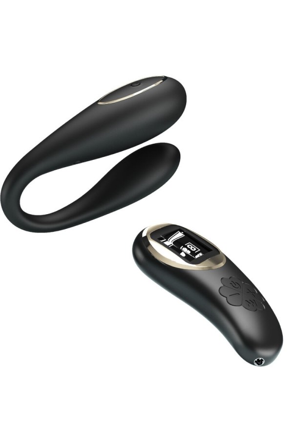 Nathan Double Pleasure Vibrator mit Fernbedienung von Pretty Love C-Type kaufen | Fesselliebe