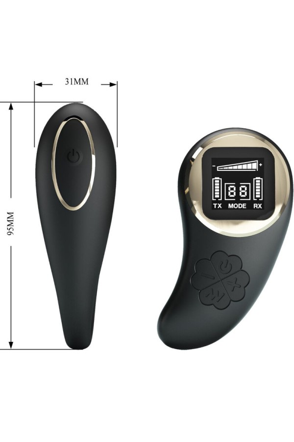 Nathan Double Pleasure Vibrator mit Fernbedienung von Pretty Love C-Type kaufen | Fesselliebe
