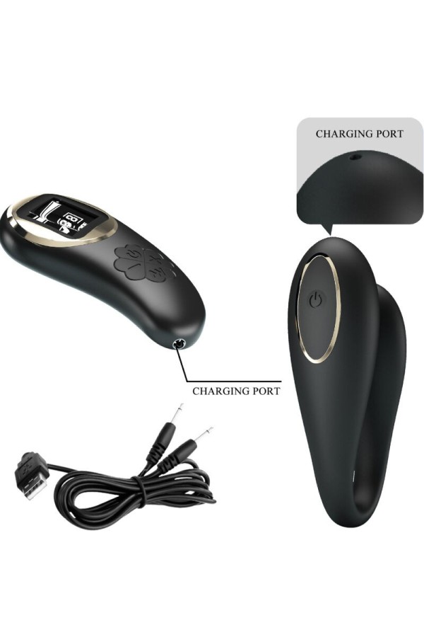 Nathan Double Pleasure Vibrator mit Fernbedienung von Pretty Love C-Type kaufen | Fesselliebe
