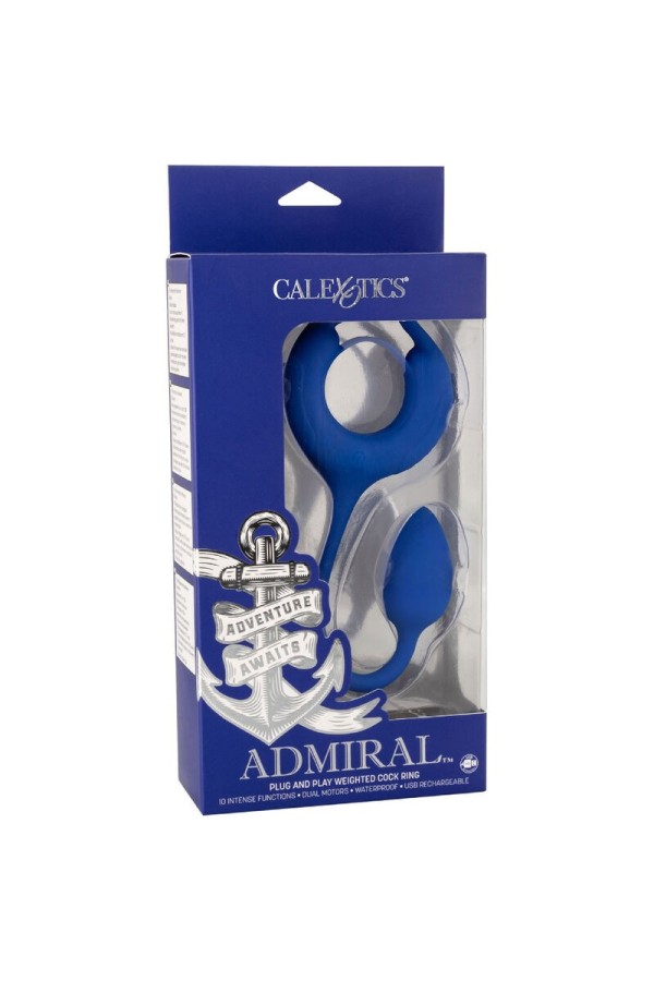Admiral Bewichterter Hahnring Blau von Calexotics kaufen | Fesselliebe