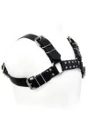 Schwarz Bull Dog Harness von Kunstleder Body kaufen - Fesselliebe