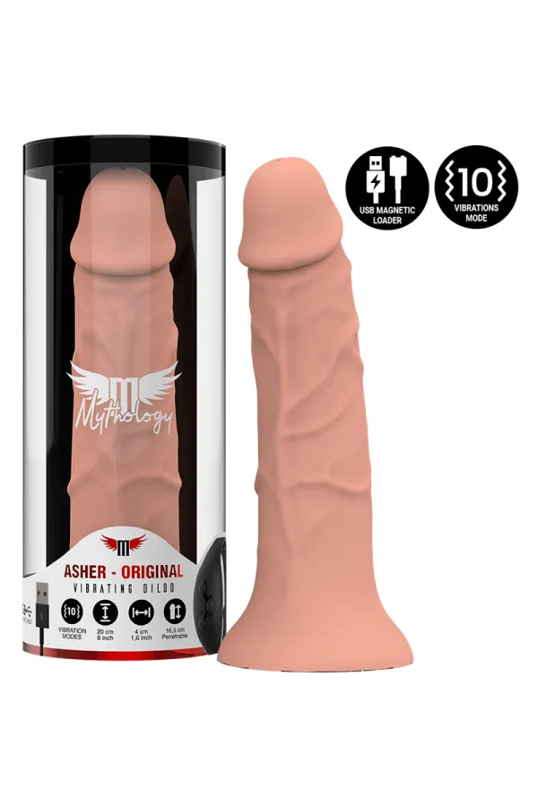 Asher Original Dildo M - Vibrator Wireless Technology Kompatibel von Mythology Fantasy Dildo kaufen - Fesselliebe