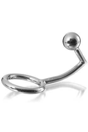 Penisring mit Anal-Eindringlingshaken, 45 Mm von Metal Hard kaufen | Fesselliebe