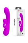 Vibrator und Klitoris-Sauger aus violettem Silikon von Pretty Love Flirtation kaufen - Fesselliebe