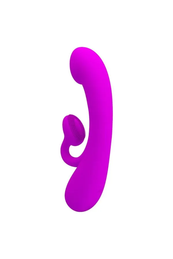 Vibrator und Klitoris-Sauger aus violettem Silikon von Pretty Love Flirtation kaufen - Fesselliebe