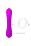 Vibrator und Klitoris-Sauger aus violettem Silikon von Pretty Love Flirtation kaufen - Fesselliebe