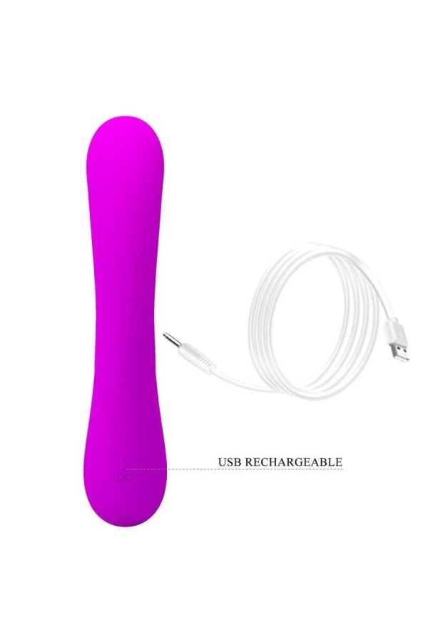 Aufrichtiger Vibrator und Klitoris-Sauger aus Violettem Silikon von Pretty Love kaufen | Fesselliebe