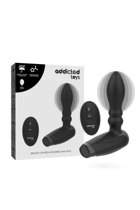 Aufblasbarer Fernbedienungsstecker - 10 Vibrationsmodi von Addicted Toys