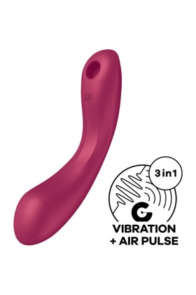 Curve Trinity 1 Air Pulse Vibration Red von Satisfyer Air Pulse kaufen | Fesselliebe