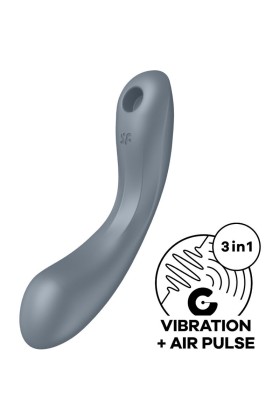 Curve Trinity 1 Air Pulse Vibration Grau von Satisfyer Air Pulse kaufen | Fesselliebe