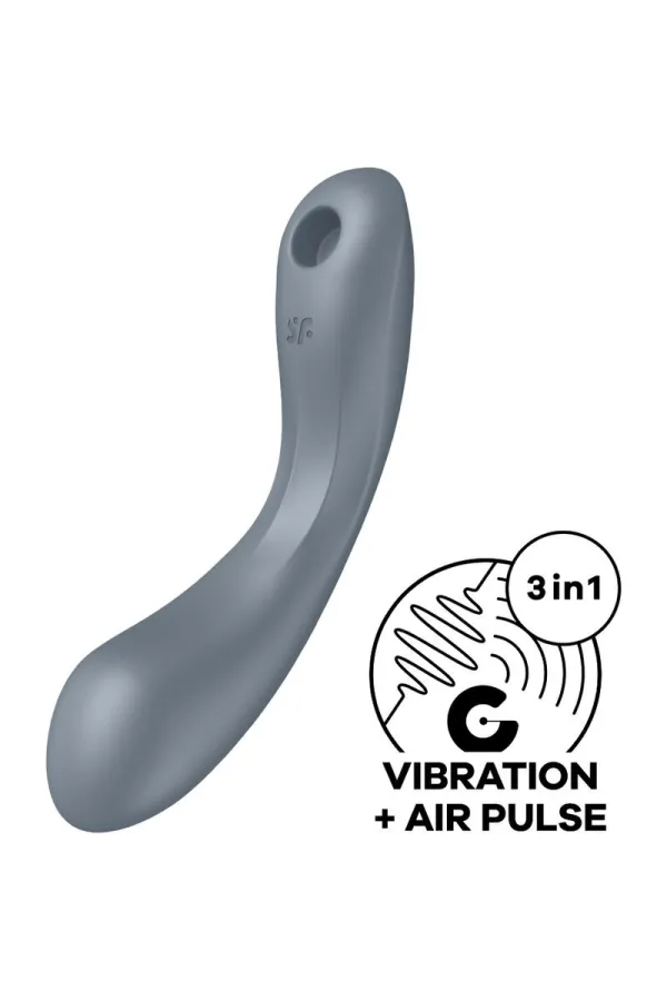 Curve Trinity 1 Air Pulse Vibration Grau von Satisfyer Air Pulse kaufen - Fesselliebe