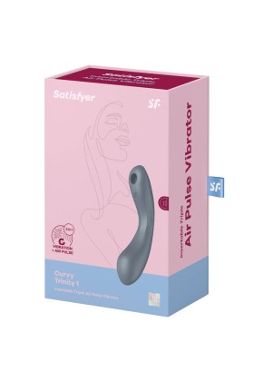 Curve Trinity 1 Air Pulse Vibration Grau von Satisfyer Air Pulse kaufen | Fesselliebe