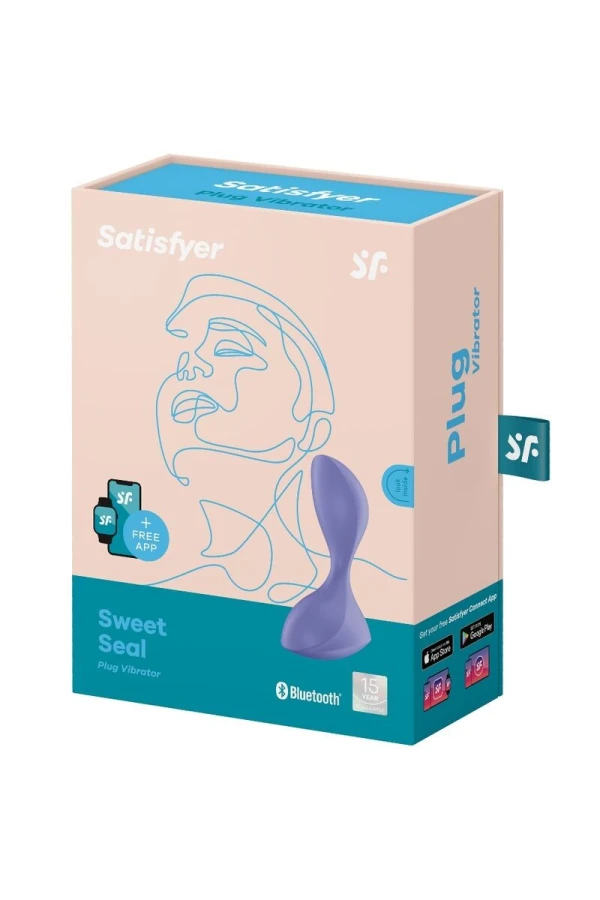 Sweet Seal Vibrierstecker Appsteuerung Violett von Satisfyer Connect