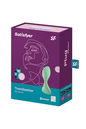 Trendsetter Vibrationsplugapp Grün von Satisfyer Connect kaufen | Fesselliebe