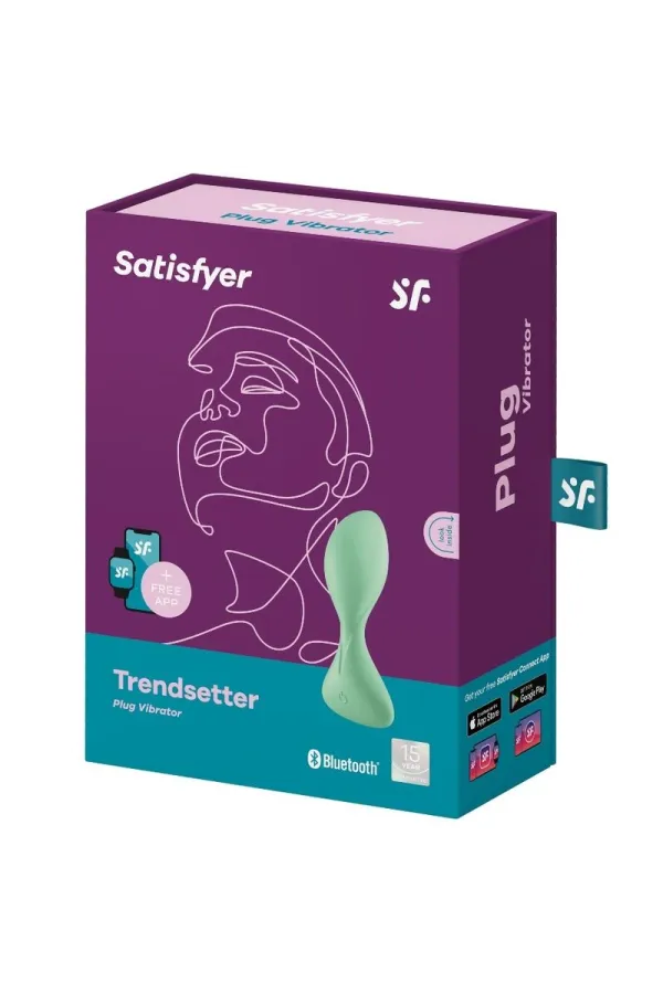 Trendsetter Vibrierender Plug - Grün von Satisfyer Connect kaufen - Fesselliebe