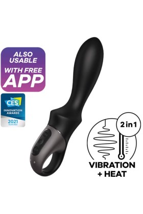 Heat Climax Anal Vibrator App Schwarz von Satisfyer Connect kaufen | Fesselliebe