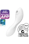 Curvy Trinity 5 Air Pulse Stimulator & Vibrator Weiss von Satisfyer Connect kaufen - Fesselliebe