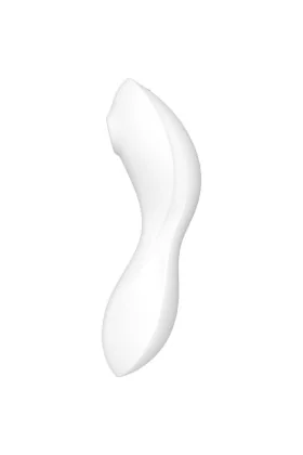 Curvy Trinity 5 Air Pulse Stimulator & Vibrator App Weiss von Satisfyer Connect