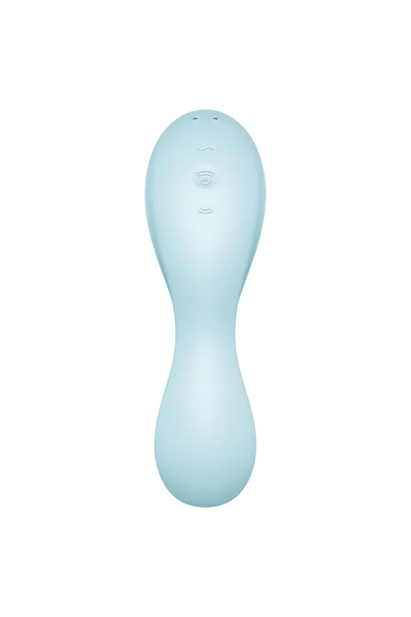 Curvy Trinity 5 Air Pulse Stimulator & Vibrator Blau von Satisfyer Connect kaufen - Fesselliebe