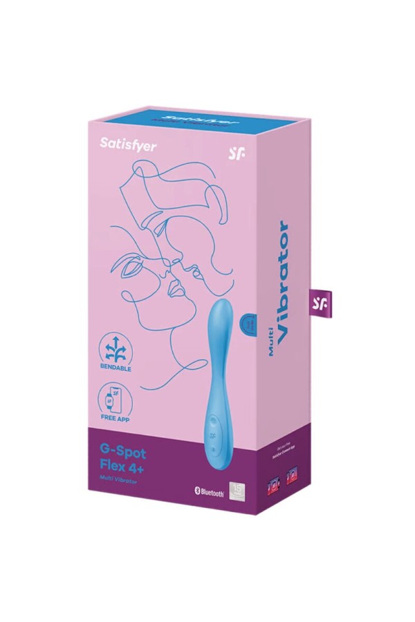 G-Spot Flex 4+ Multi Vibrator App Blau von Satisfyer Connect kaufen | Fesselliebe