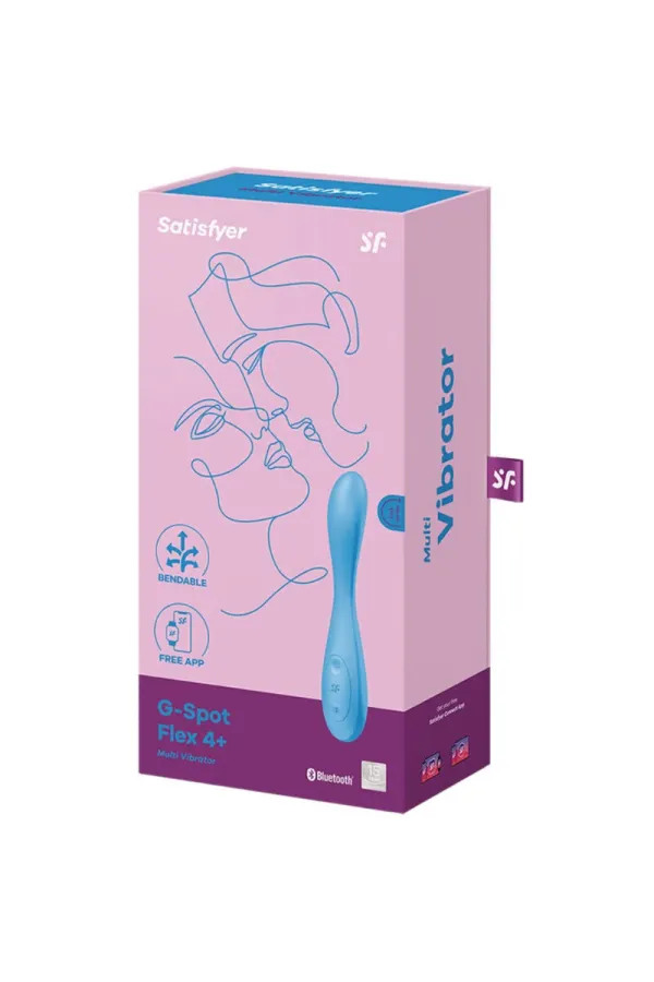 G-Spot Flex 4+ Multi Vibrator - Blau von Satisfyer Connect kaufen - Fesselliebe