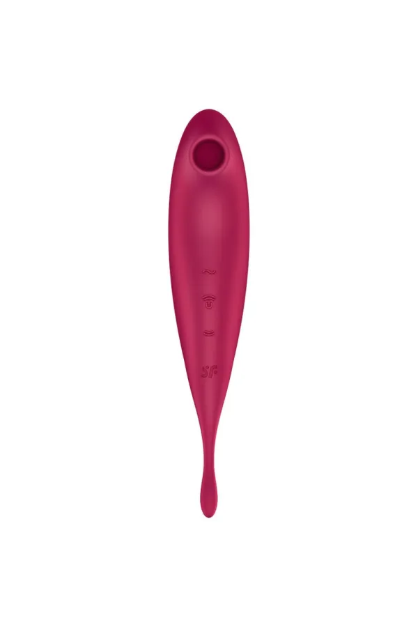 Twirling Pro+ Air Pulse Stimulator & Vibrator Rot von Satisfyer Connect kaufen - Fesselliebe