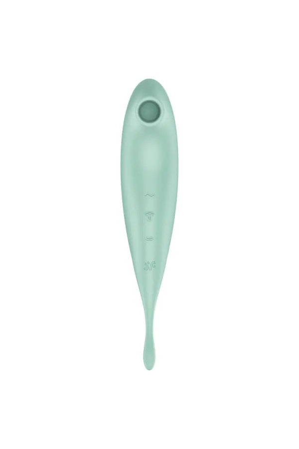 Twirling Pro+ Air Pulse Stimulator & Vibrator Grün von Satisfyer Connect kaufen - Fesselliebe