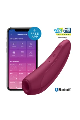 Curvy 1 + Rot Pink von Satisfyer Connect