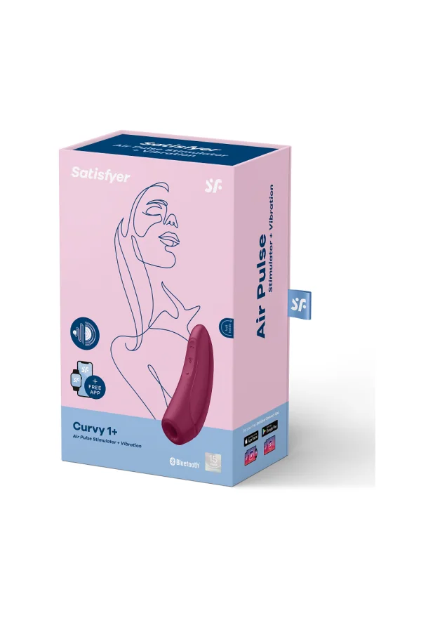 Curvy 1+ Rot / Rose von Satisfyer Connect kaufen - Fesselliebe