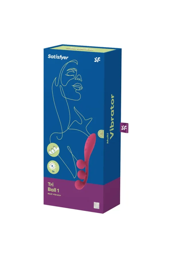 Tri Ball 1 Multi Vibrator - Rot von Satisfyer Vibrator kaufen - Fesselliebe