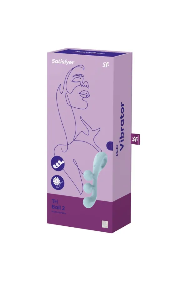 Tri Ball 2 Multivibrator - Blau von Satisfyer Vibrator kaufen - Fesselliebe