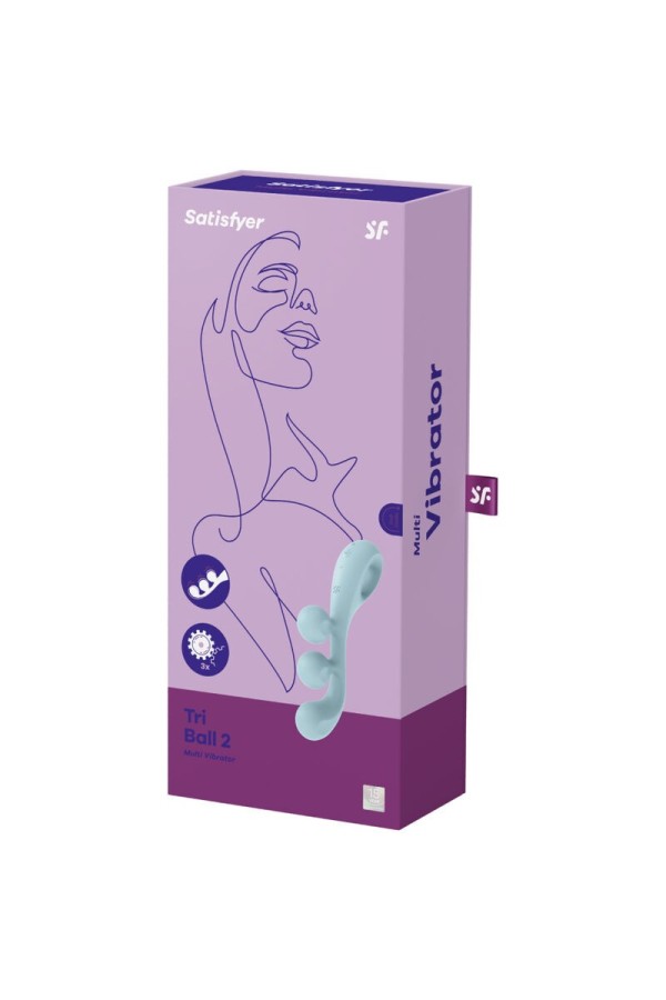 Tri Ball 2 Multivibrator Blau von Satisfyer Vibrator kaufen | Fesselliebe