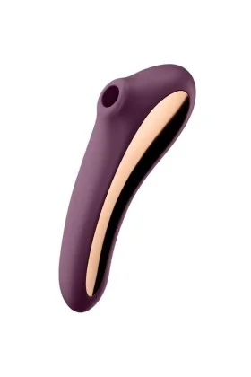 Dual Kiss Air Pulse Vibrator Weinrot von Satisfyer Air Pulse