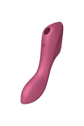 Curvy Trinity 3 Air Pulse Vibrator Rot von Satisfyer Air Pulse