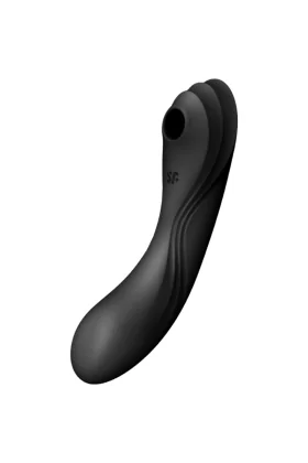 Curvy Trinity 4 Air Pulse Vibrator Schwarz von Satisfyer Air Pulse