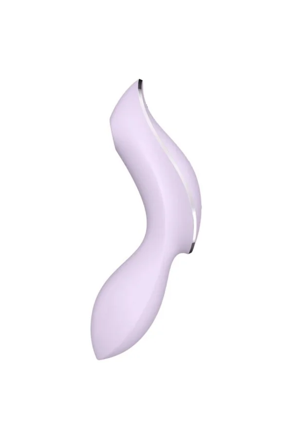 Curvy Trinity 2 Stimulator & Vibrator Lila von Satisfyer Air Pulse kaufen - Fesselliebe