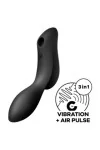 Curvy Trinity 2 Stimulator & Vibrator Schwarz von Satisfyer Air Pulse kaufen - Fesselliebe