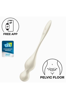 Love Birds Vibrierende Kegel-Kugeln Weiss von Satisfyer Balls kaufen | Fesselliebe