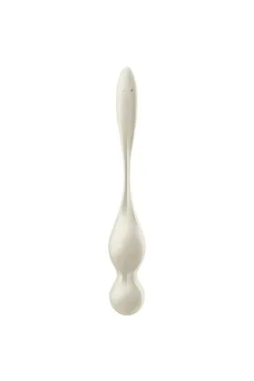 Love Birds Vibrierende Kegel-Kugeln Weiss von Satisfyer Balls