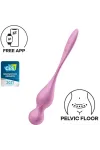 Love Birds Vibrierende Kegel-Kugeln Rosa von Satisfyer Balls