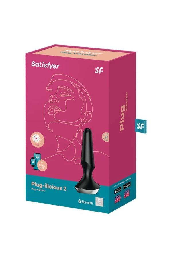 Plug Ilicious 2 Plug Vibrator Schwarz von Satisfyer Connect