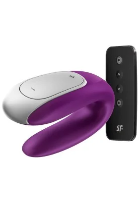 Double Fun Partner Vibrator Lila von Satisfyer Connect