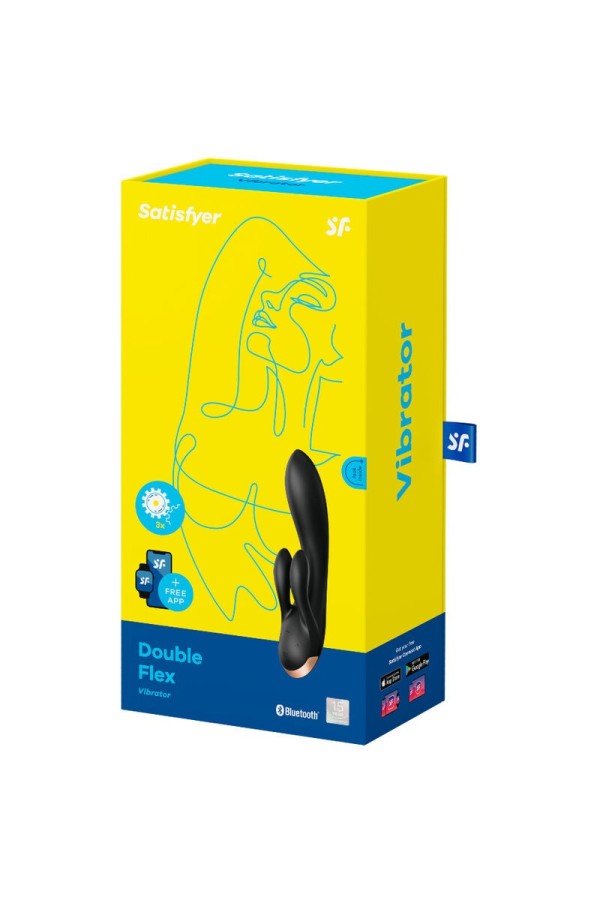 Double Flex Vibrator App Schwarz von Satisfyer Connect kaufen | Fesselliebe